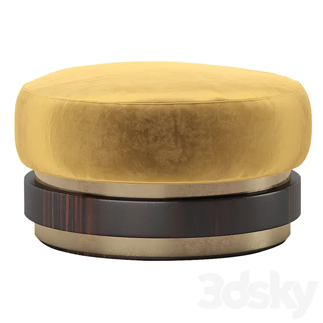 Pouf Sicis Ring Low Pouf 3D Model