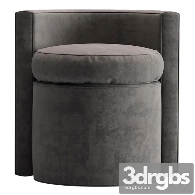 Pouf Stool Arcadia 113161 Eichholtz Idcollection 3D Model Free