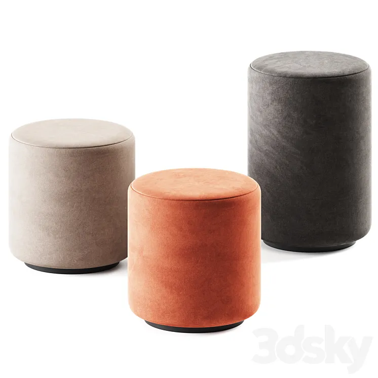 Pouf Taba ba Moroso / Pouf 3D Model Free