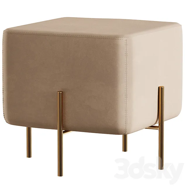 Pouf Teno by Cosmo 3D Model