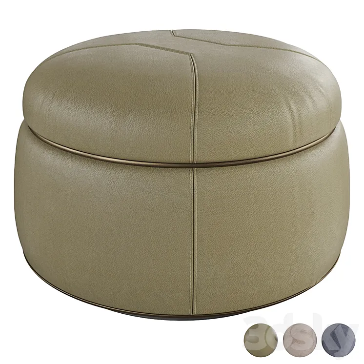Pouf Tuffet 3D Model Free