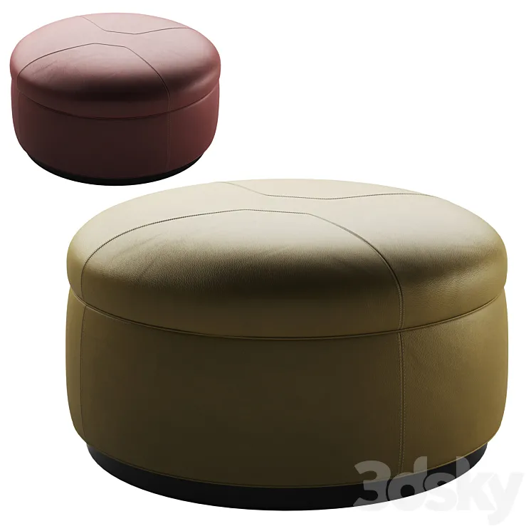 Pouf TUFFET by Minotti 3D Model Free