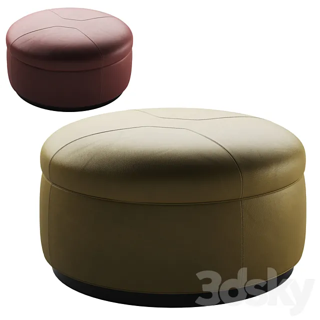Pouf TUFFET by Minotti 3DModel