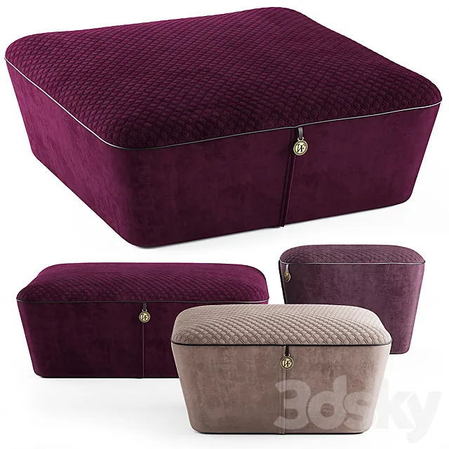 pouf vittoriafrigerio Dosi 3DModel