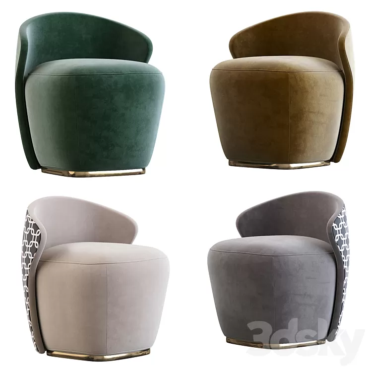 Pouf VORTEX – S Capital Collection 3D Model