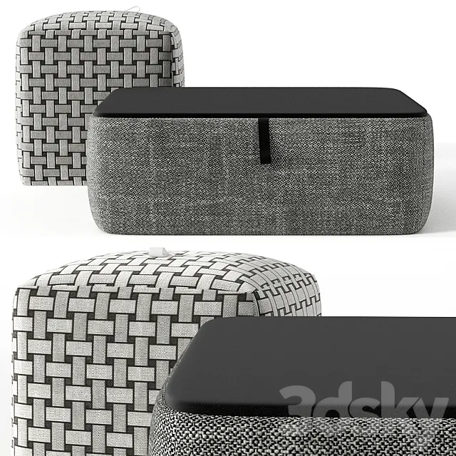 Pouffe Bonaldo Kubik 3DModel