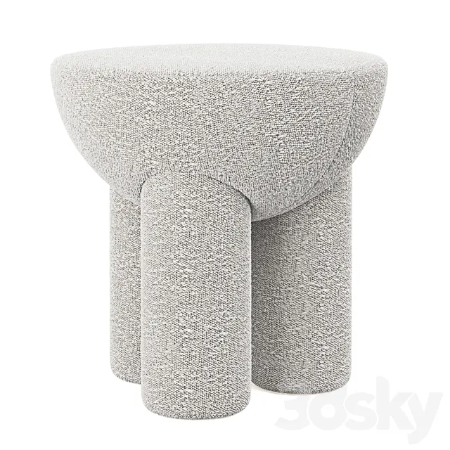 Pouffe Drew Corner design 3D Model