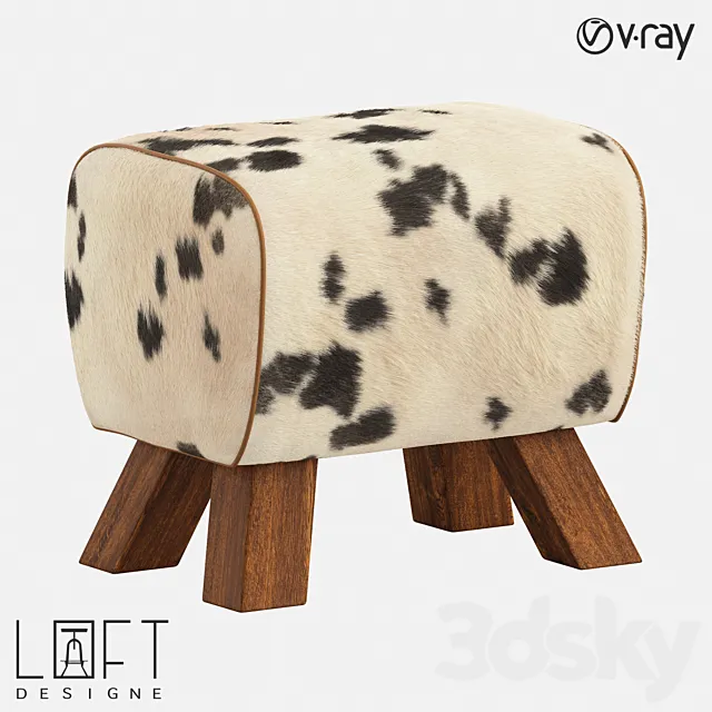 Pouffe LoftDesigne 2197 model 3DModel