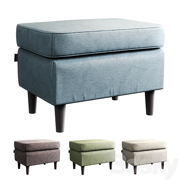 Pouffe Mix factory Leset 3D Model