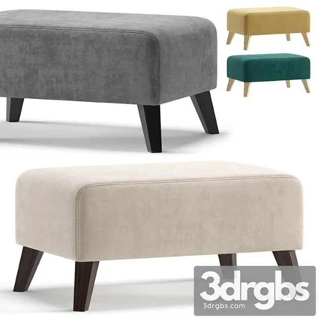 Pouffe Newbury 4 Colors Version Divan Ru Puf Niuberi Divan Ru 3D Model Free
