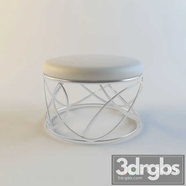 Pouffe Nuvola 1280 3D Model Free