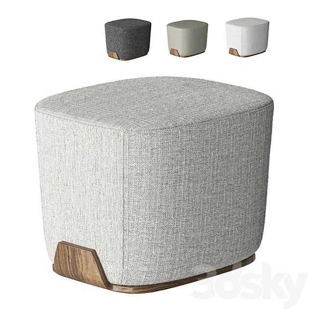 Pouffe Olos Bonaldo 3D Model