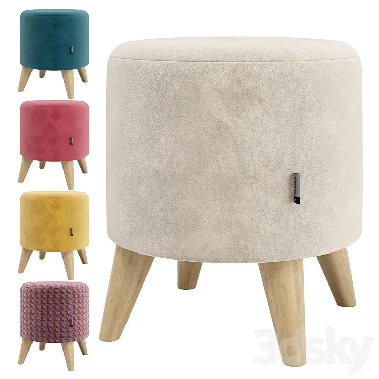 Pouffe Plidi Divan.ru 3D Model Free