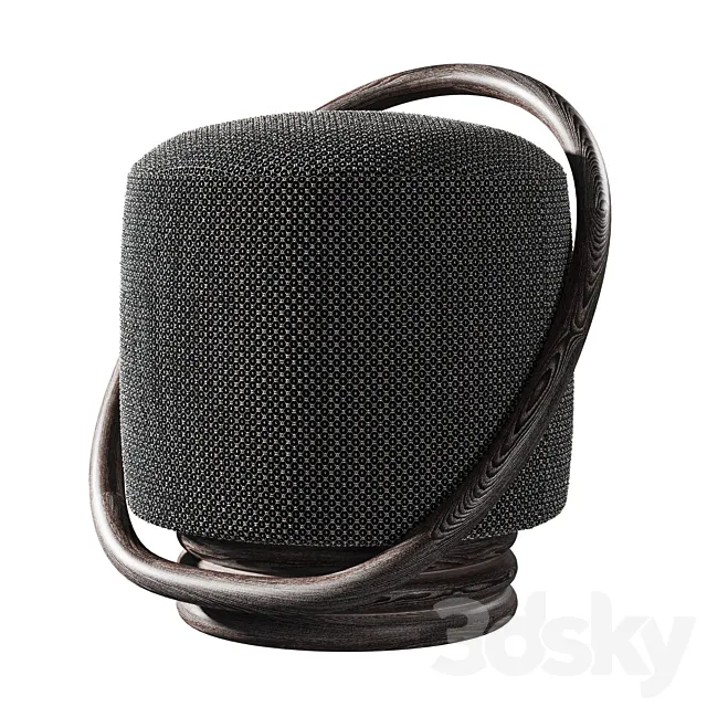 Pouffe porada smile 3D Model