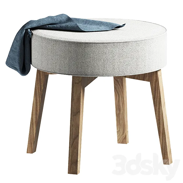 pouffe RIK DOIMO SALOTTI 3DModel
