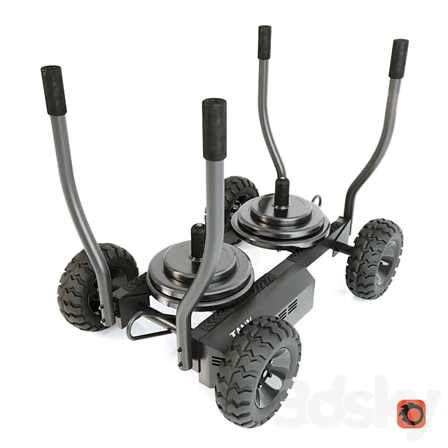 Power Tank - Fitness Trainer 3D Model