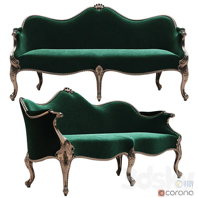 Pozzoli Cabiate sofa 3DModel