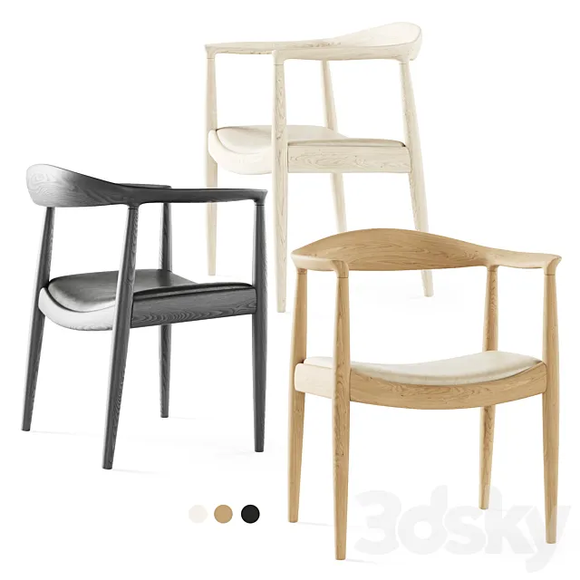 PP Mobler Wegner Chair PP503 _ Mobler chair 3DModel