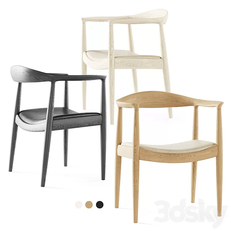 PP Mobler Wegner Chair PP503 / Mobler chair 3D Model
