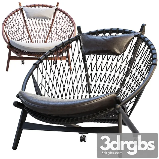 Pp130 circle chair 3D Model Free