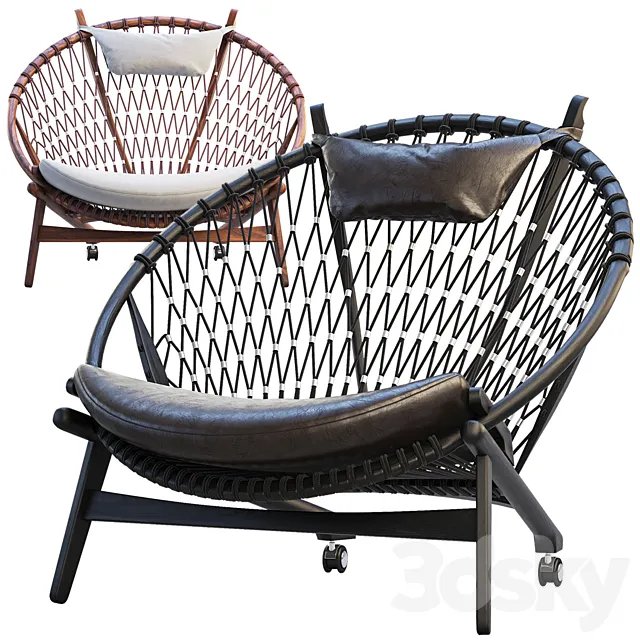 PP130 Circle Chair 3D Model