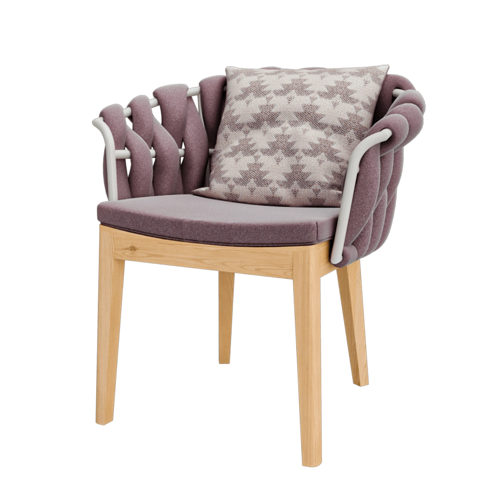 Pradex - Chair Wood 5 3D Model