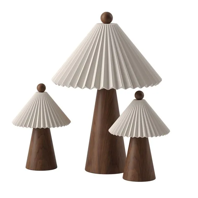 Prairie Table Lamp by Huey Lightshop 3D Model