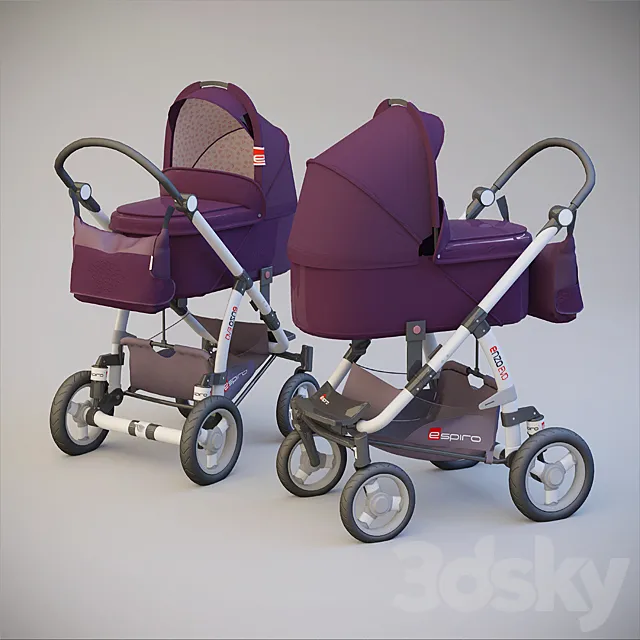 Pram Enzo Evo 3D Model