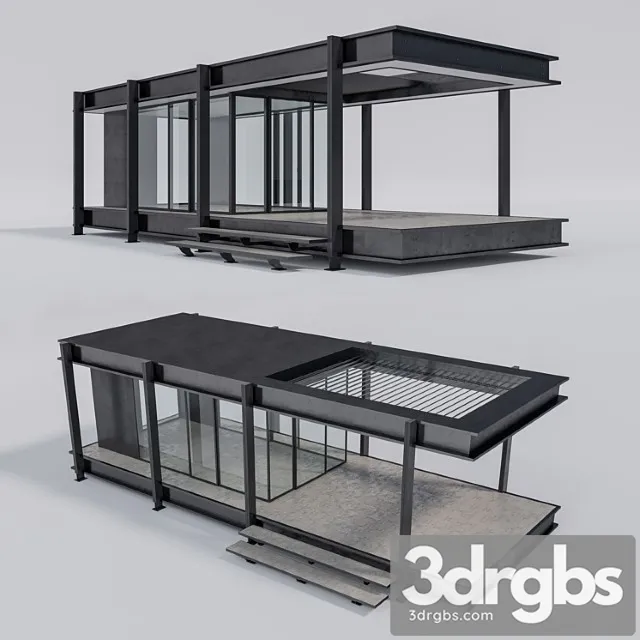 Pratic Brera B Pergolas 3D Model Free