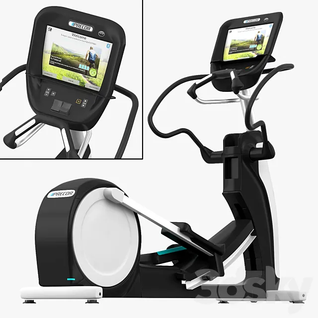 Precor EFX 883 3Q GMS2 3D Model