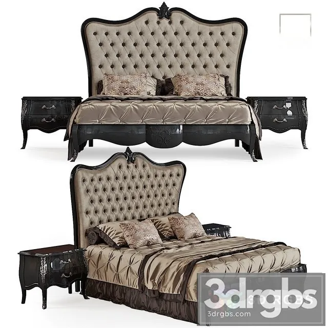 Pregno Byblos Art L91 200tr Bed 3D Model Free