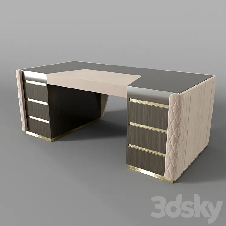 Pregno Vendome Amazon Desk 3D Model Free