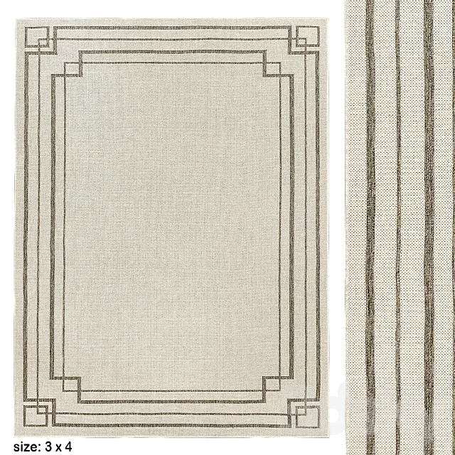 Premium carpet | No. 001 3D Model
