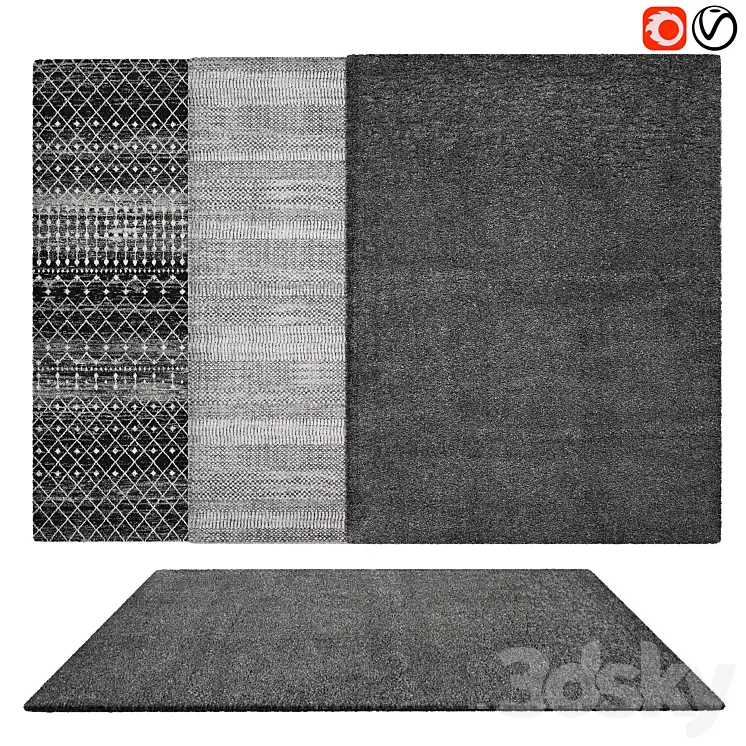 Premium Rug №32 3D Model Free