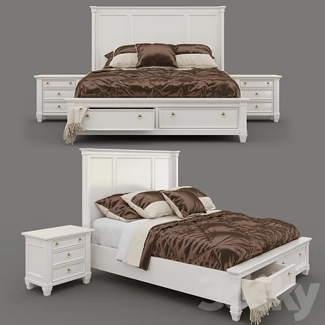 Prentice bed 3D Model