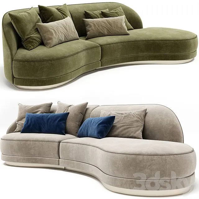 PRESTIGE Modular Sofa By Sicis 3D Model