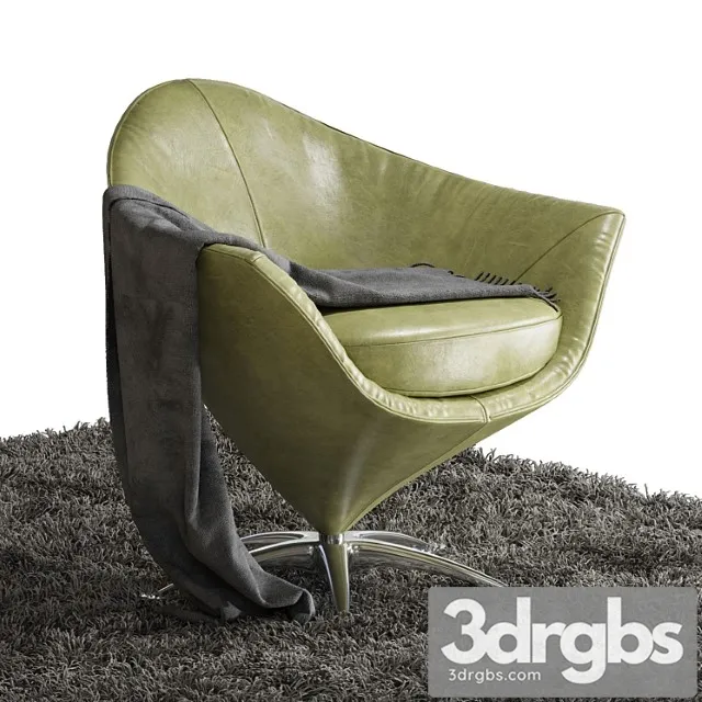 Prianera tulipano armchair 3D Model Free