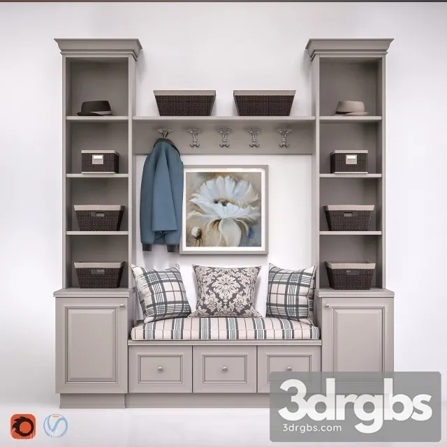 Prihojaya Wardrobe 3D Model Free