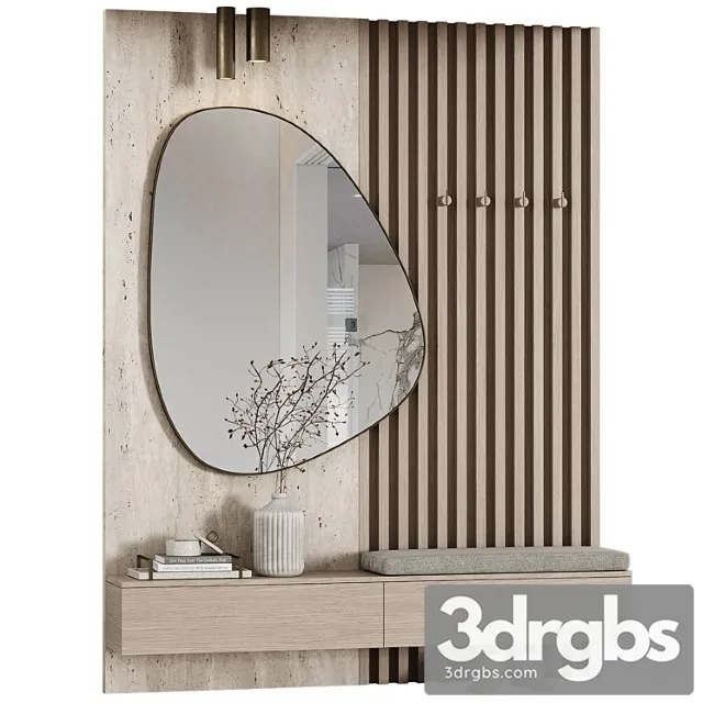 Prikhozhaia Modulnaia V Sovremennom Stile Minimalizm 06 3D Model Free