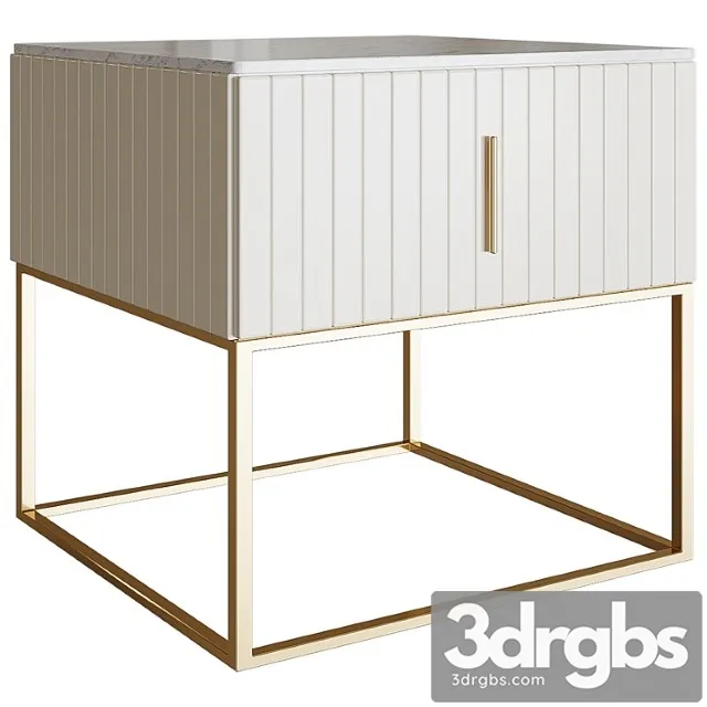Prikrovatnaia Tumbochka Off White Prikrovatnaia Tumba 3D Model Free