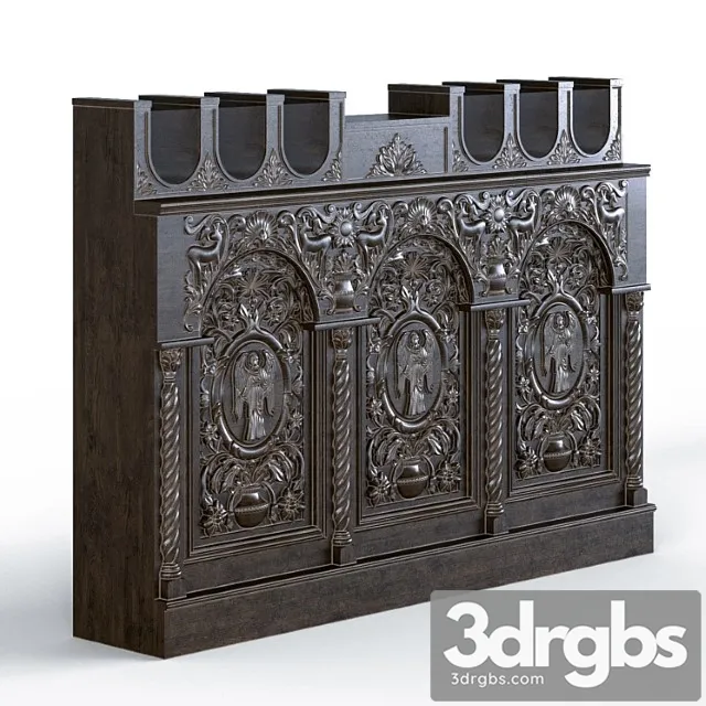 Prilavok Dlia Sviechiei 1 3D Model Free