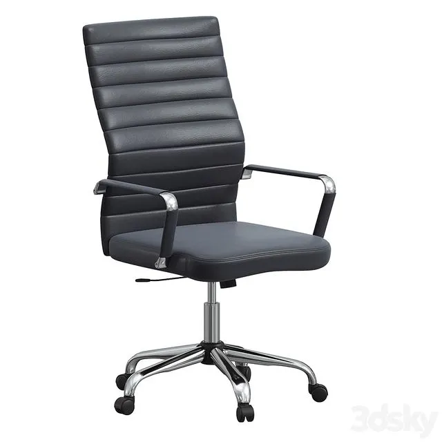 Primero Office Chair Black 3D Model