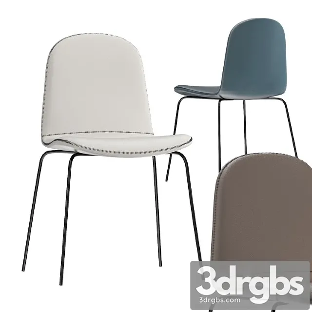 Primitivo white chair 2 3D Model Free
