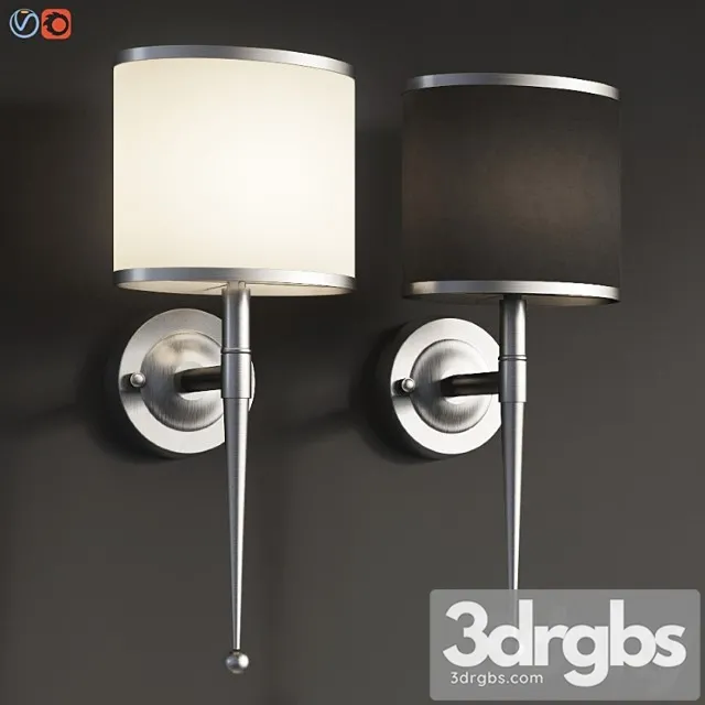 Primo wall sconce polished chrome 3D Model Free