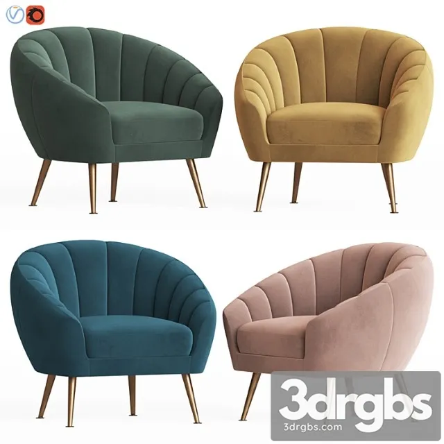 Primrose accent armchair made 3D Model Free