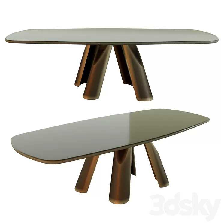 Prince dining table from the Italian brand Arketipo 3D Model