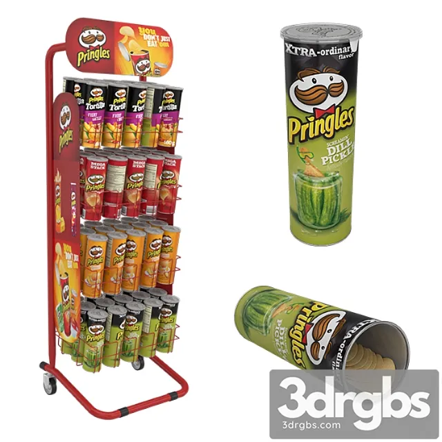 Pringles stand 3D Model Free