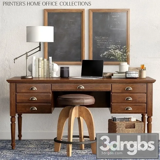 Printer Home Office Collectons 3D Model Free