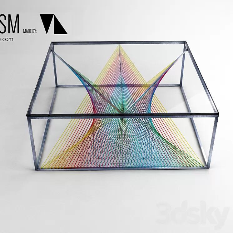Prism Table by MN Design 3D Model