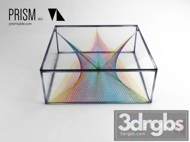 Prism Tables 64 3D Model Free